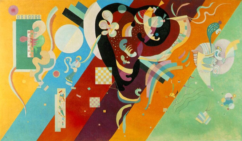 Wassily Wassilyevich Kandinsky, Composition 9, 1936 Oil on canvas, 44.6 x 76.7 in National Museum of Modern Art, Paris