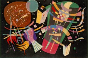 Wassily Wassilyevich Kandinsky, Composition X, 1939 Oil on canvas, 51.1 x 76.7 in Kunstsammlung Nordrhein-Westfalen, Düsseldorf