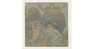 Hercules Seghers, The Lamentation of Christ, c 1630 - c. 1633 Line etching with tone and highlights, 6.4 x 6.3 in Rijksmuseum, Amsterdam