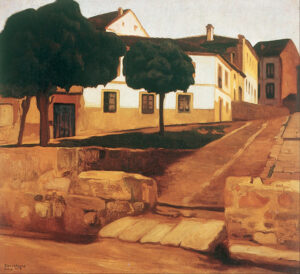 Diego Rivera, Street in Ávila, 1908 Oil on canvas, 50.78 x 55.51 in Museo Nacional de Arte, Mexico City