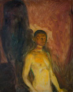 Edvard Munch, Self-Portrait in Hell, 1903 Oil on canvas, 32.2 x 25.9 in Munch Museum, Oslo