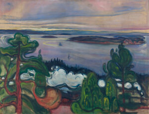 Edvard Munch, Train Smoke, 1900 Oil on canvas, 33 x 42.9 in Munch Museum, Oslo