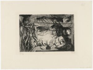 Otto Dix, Engraving from "The War," 1924