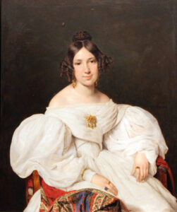 Ferdinand Waldmüller, Portrait of Louise Mayer, 1836 Painting, 12 x 10 in Germanisches Nationalmuseum, Nuremberg