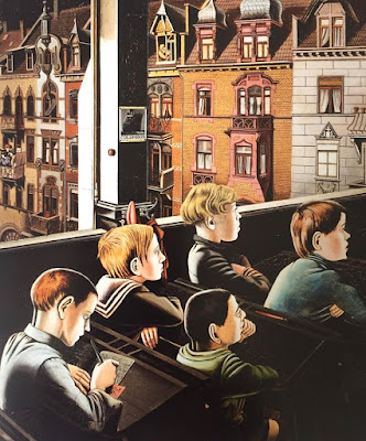 Karl Hubbuch, The Classroom, 1925