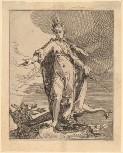 Abraham Bloemaert, Juno, circa 1610 Etching, 5.6 x 4.4 in National Gallery of Art, Washington DC