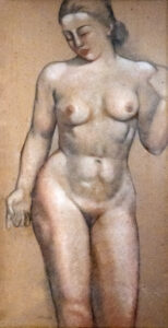 Aristide Maillol, Study of a Woman Sanguine on paper Musée Toulouse-Lautrec, Albi, France