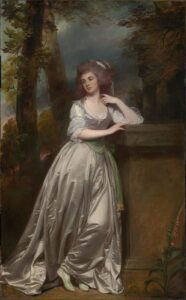 George Romney, Anne, Lady de la Pole, 1786 Oil on canvas, 94.8 x 58.6 in Museum of Fine Arts Boston