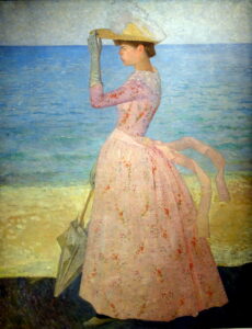 Aristide Maillol, The Woman with the Umbrella, 1895 Oil on canvas, 75 x 58.8 in Musée d'Orsay, Paris