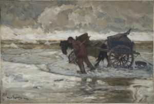 Hans von Bartels, At the Dunes, 1900 Gouache on paper, 27.5 x 40.1 in Nationalmuseum, Stockholm