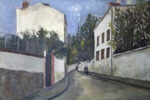 Maurice Utrillo, Road at Sannois, c 1912 Oil on canvas, 21.3 x 31.9 in The Courtauld Institute, London
