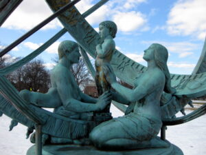 Paul Manship, The Cycle of Life Sundial Campus of Phillips Academy in Andover, Massachusetts