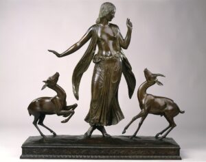 Paul Manship, Dancer and Gazelles, 1916 Bronze, 32.4 x 33 x 10 in Smithsonian American Art Museum, Washington, DC