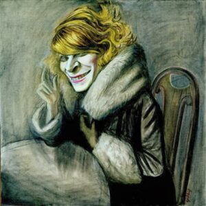 Karl Hubbuch, Lissy in the Cafe, 1931