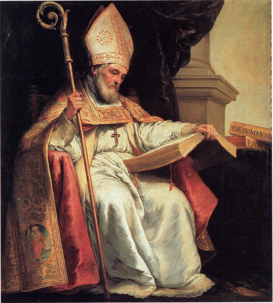 Bartolomé Esteban Murillo, Saint Isidor of Sevilla, 1655 Oil on canvas, 64.9 x 75.9 in Seville Cathedral