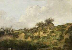 John Crome, A Sandy Bank, c 1820 Oil on canvas, 14.4 x 20.6 in National Galleries Scotland, Edinburgh