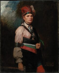 George Romney, Thayendanegea (Joseph Brant), 1776 Oil on canvas, 50 x 40 in National Gallery of Canada, Ottawa