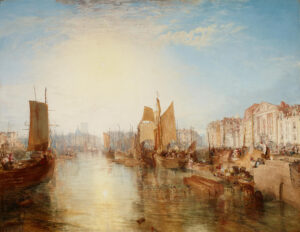 Joseph Mallord William Turner, The Harbor of Dieppe, circa 1826 Oil on canvas, 68.3 x 88.7 in The Frick Collection, New York
