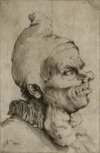 Jusepe de Ribera, Large Grotesque Head, between 1617 and 1627 Etching, 5.6 x 8.5 in Museum of Fine Arts, Houston