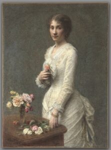 Henri Fantin-Latour, Madame Lerolle, 1882 Oil on canvas, 42.5 x 31 in Cleveland Museum of Art