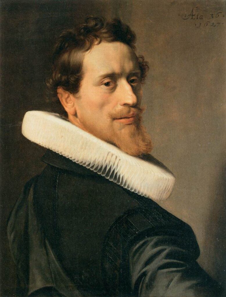 Nicolaes Eliaszoon Pickenoy, Self-portrait at the Age of 36, 1627 Oil on panel, 23.6 x 18.1 in Louvre Museum, Paris