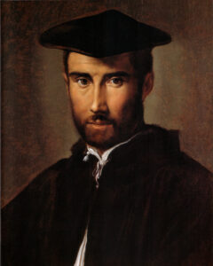 Parmigianino, Portrait of a Man, between 1528 and 1530 Oil on panel, 20.4 x 16.5 in Galleria Borghese, Rome