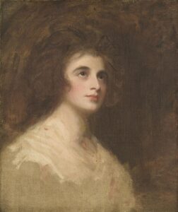 George Romney, Portrait of Mrs. Tickell, between 1791 and 1792 Oil on canvas, 24 x 20.1 in Philadelphia Art Museum