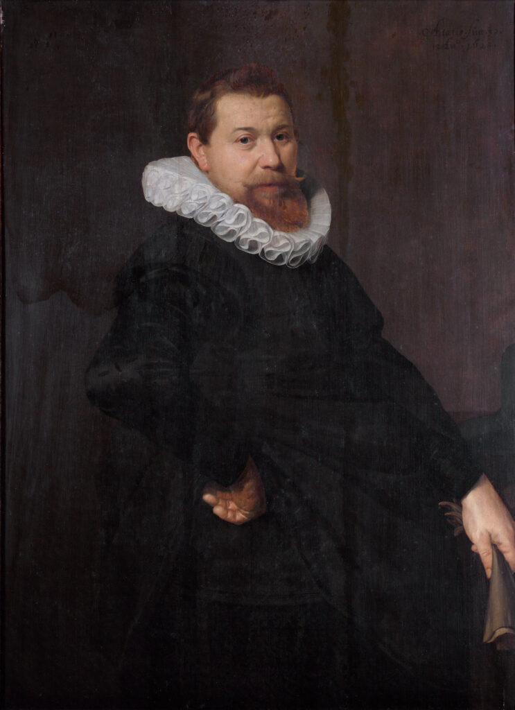 Nicolaes Eliaszoon Pickenoy, Portrait of an Unknown Man, 1628 Oil on panel, 44.1 x 32.7 in Stedelijk Museum Alkmaar, Netherlands