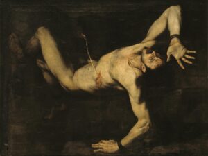 Jusepe de Ribera, Tityos, 1632 Oil on canvasm, 89.4 x 118.5 in Museo del Prado, Madrid