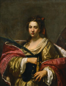 Simon Vouet, St Catherine of Alexandria Oil on canvas, 38.58 x 30.51 in National Museum of Western Art, Tokyo