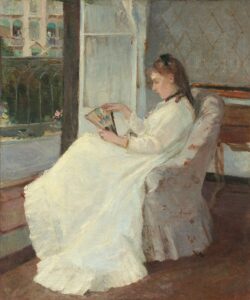 Berthe Morisot, The Artist's Sister at a Window, 1869 Oil on canvas, 21 9/16 x 18 1/4 in National Gallery of Art, Washington DC