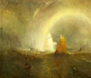 Joseph Mallord William Turner, The Wreck Buoy, circa 1849 Oil on canvas, 36.5 in × 48.5 in Sudley House, Liverpool