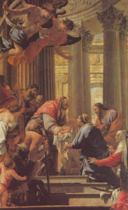 Simon Vouet, Presentation of Jesus at the Temple, c 1640-1641 Oil on canvas, 12.8 ft x 98.4 in Louvre Museum, Paris