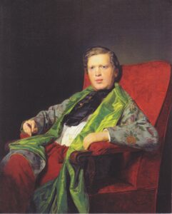 Ferdinand Waldmüller, Emanuel Ritter von Neuwall, 1841 Oil on panel, 14.6 x 11.8 in Vienna Museum