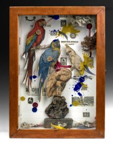 Joseph Cornell, Habitat Group for a Shooting Gallery, 1943 Box construction. 15.5 x 11.1 x 4.25 in Des Moines Art Center