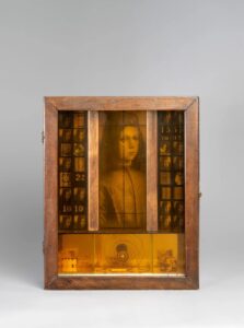 Joseph Cornell, Untitled (Pinturicchio Boy), 1942-52 Box construction, 13.9 x 11.2 x 3.9 in The Joseph and Robert Cornell Memorial Foundation