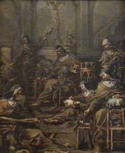 Alessandro Magnasco, Workshop of Nuns, c 1725-1730 Oil on canvas, 16.1 x 12.9 in Musée des Beaux-Arts de Strasbourg