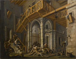 Alessandro Magnasco, Joseph Interpreting Dreams, 1700s Oil on canvas, 52.7 x 69.6 in Private collection