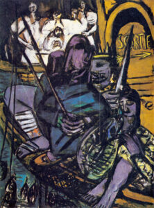 Max Beckmann, Children Of The Twilight/Orcus, 1939 Oil on canvas Private collection