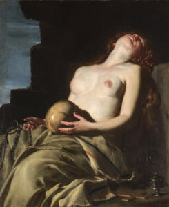 Guido Cagnacci, Mary Magdalene, Fainted, 1663 Oil on canvas, 33.8 x 28.3 in Galleria Nazionale d'Arte Antica, Rome