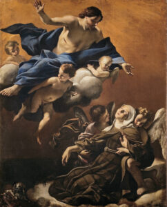Giovanni Lanfranco, Ecstasy of St Margaret of Cortona, 1622 Oil on canvas, 90.5 x 72.8 in Palazzo Pitti, Florence
