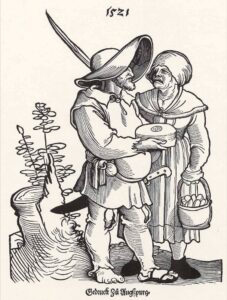 Hans Weiditz the Younger, Cheese Farmer and his Wife, 1521