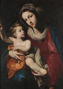 Massimo Stanzione, Virgin and Child, c 1645 Oil on canvas, 51.1 x 71.2 in Museo di Capodimonte, Naples