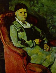 Paul Cézanne, Portrait of Madame Cézanne, 1881 Oil on canvas, 31.8 x 25.9 in Foundation E.G. Bührle Collection, Zürich