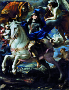 Mattia Preti, St George on Horseback, c 1658 Oil on canvas, 108.2 x 81.4 in St. John's Co-Cathedral, Valletta, Malta