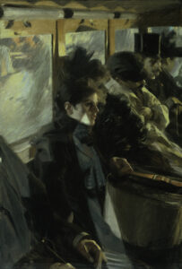 Anders Zorn, The Omnibus, 1892 Oil, 49.6 x 34.6 in Isabella Stewart Gardner Museum, Boston