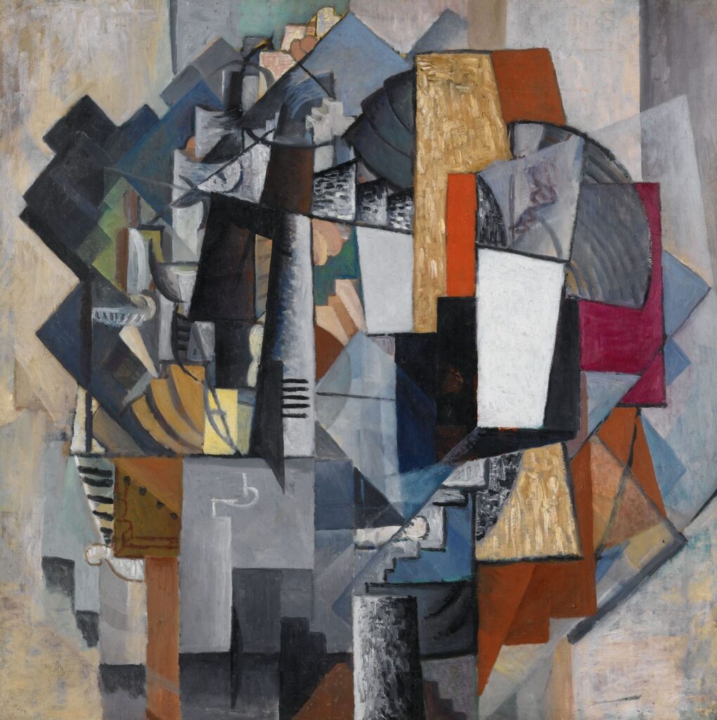 Kazimir Severinovich Malevich, Bureau and Room, 1913 Oil on canvas, 31.2 × 31.2 in Stedelijk Museum Amsterdam
