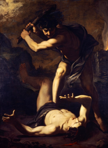 Pietro Novelli, Cain Killing Abel, 1625 - 1647 Oil on canvas, 74.8 x 56.2 in National Galleries of Scotland, Edinburgh