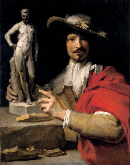 Charles le Brun, Portrait of the Sculptor Nicolas Le Brun, c 1635 Oil on canvas, 34.2 x 27.1 in Residenzgalerie Salzburg