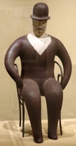 Elie Nadelman, Host, c 1920-23 Cherry wood gessoed and painted and wrought iron Columbus Museum of Art